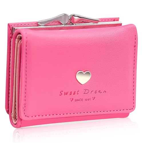 ZITUZY Carteras Pequeña, Cartera con Ranuras, Mini Cuero Monedero...