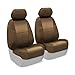 Coverking Custom Fit Front 50/50 Bucket Seat Cover for Select Acura TL Models - Velour (Beige)