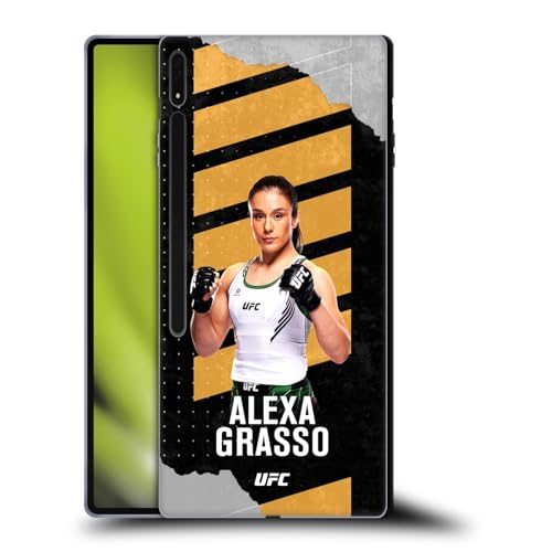 Head Case Designs Officially Licensed UFC Fight Card Alexa Grasso Soft Gel Case Compatible with Samsung Galaxy Tab S8 Ultra