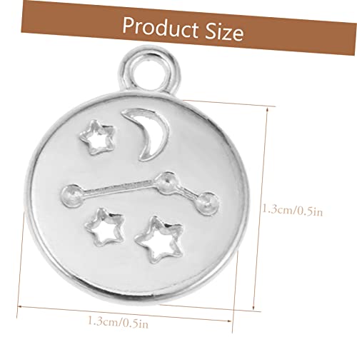 Collar de horóscopo con 12 constelaciones de oro