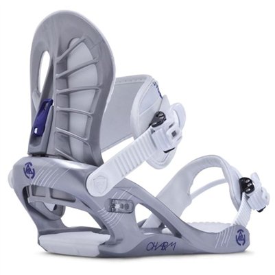 K2 Charm Snowboard Bindings -Women's - Silver - Small