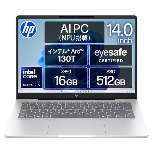 HP m[gp\R OmniBook 7 14-fr 14.0C` Ce Core Ultra 5 225H 16GB 512GB SSD Windows11 Home OCV\Vo[ CoplilotL[ AI PC (^ԁFBK