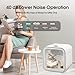 Lucky NAVl Automatic Pet Dryer Box for Cats and Small Dogs, Ultra Quiet 62L Big Capacity Dog Dryer Box, Cat Dryer Cage with Smart Temperature Control, 360