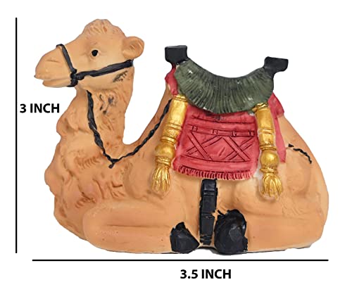 Image of KariGhar 7 pcs (6 inch )Animals Set for Christmas Nativity Scene /Crib Set Decoration & Various Other Decoration & Gifting. A0071,Multicolor