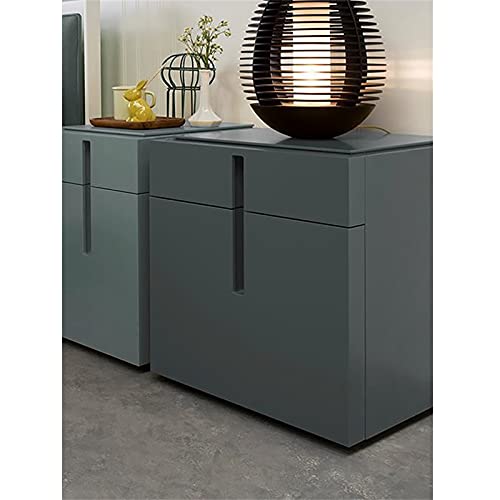 Table de chevet étroite verte prête à l'emploi pour petit espace - 7