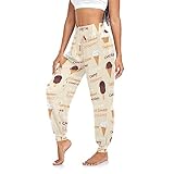 Ice Cream Sundae Womens Sweatpants High Waisted Joggers Comfy Lounge Joggers for Yoga Workout Running