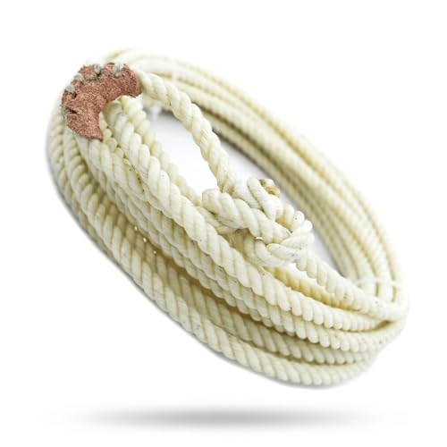 30 FT White Western Adult Lasso Rope Rodeo