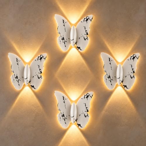 Image of Gesto 12W Waterproof Led Wall Light for Home Decoration - Up Down 2-Way LED Wall Lamp | IP65 Outdoor Fancy Wall Lights for Balcony,Gate,Elevation,Garden,Patio | Decorative Wall Mount Light -Pack of 4