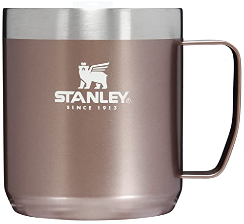 Image of STANLEY Stay-Hot Camp Mug | Press Fit Drink Through Lid | Cup for Coffee, Tea and Drinks | Insulated Stainless Steel Coffee Mug | BPA-Free