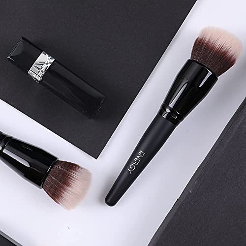 Liquid Foundation Brush For Powder Foundation Energy Smoothing Face Brush Blush Makeup Brush For Liquid Foundation,Blusher,Powder Blending Stippling Buffing Premium Vegan Synthetic Flawless Kabuki Makeup Brush #TOP5