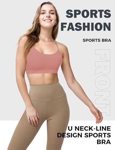 Image of Buauty Sports Bra for Women, Y Back Light Support Workout Bra with Removable Pads for Yoga Pilates Gym