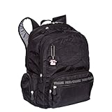 Mochila G 2 Compartimentos Paul Frank T03 Preto Sestini 075763-01