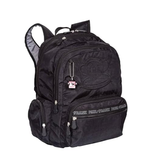 Mochila G 2 Compartimentos Paul Frank T03 Preto Sestini 075763-01