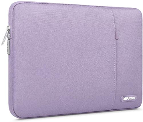 MOSISO-Funda-Protectora-Compatible-con-iPad-Pro-113rd-Gen-M1-5G109-iPad-Air-4102-iPad-87105-iPad-Air-3-iPad-97Surface-GoBolsa-Blanda-de-Tableta-con-Bolsillo-VerticalMorado-Claro