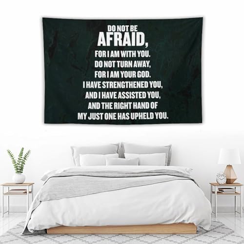 Tapiz para colgar en la pared Do Not Be Afraid de 60x90 pulgadas 4