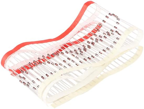 200Pcs 1N4148 Switching Diodes - 200ma 100V Efficiency Silicon Schottky Diode for Power Rectification, 4148 200 mA 100 Volt DO-35 Package for Electronics