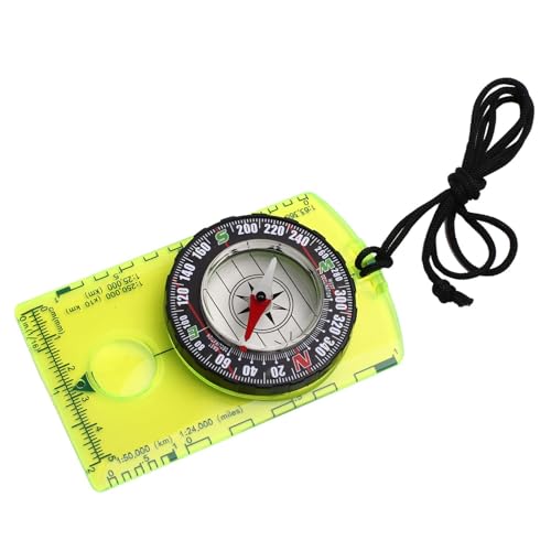 Orienteering Compass Camping Survival Hiking Backpacking Advanced Scout Navigation Compass Best Survival Gifts for Kids Professional Field Compass for Map Reading Hiking Camping Outdoor