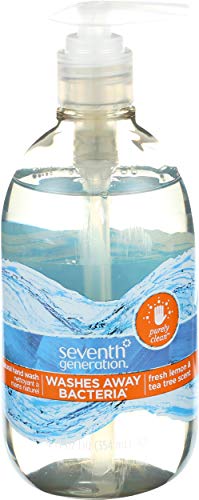 Seventh Generation Purely Clean Hand Wash, Fresh Lemon and Tea Tree, 12 Ounce