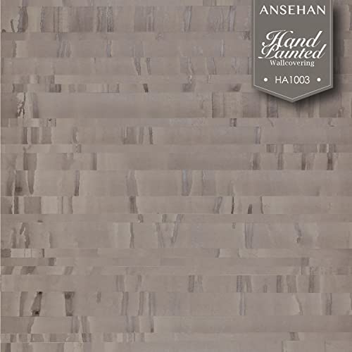 Ansehan Wallcovering Ha1003 Stariver Designer Project Handmade Luxious Wallcovering Decorative Surface Material For Renovation And Diy, Wall Door Panel, 36" W X4 Yard L, Mecury Beige/Taupe #TOP1