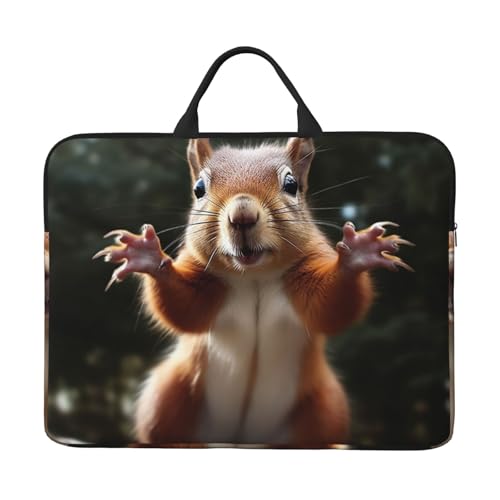 [RFSHOPT] Squirrel Funny Animal �m�[�g�p�\�R�� �X���[�u�P�[�X 14�C���` �h�� �y�� �ی���pc