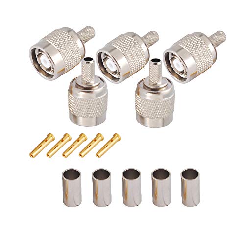 Connecteur coaxial BNC mâle haute précision 50 Ohm pour blindage RG142 RG400