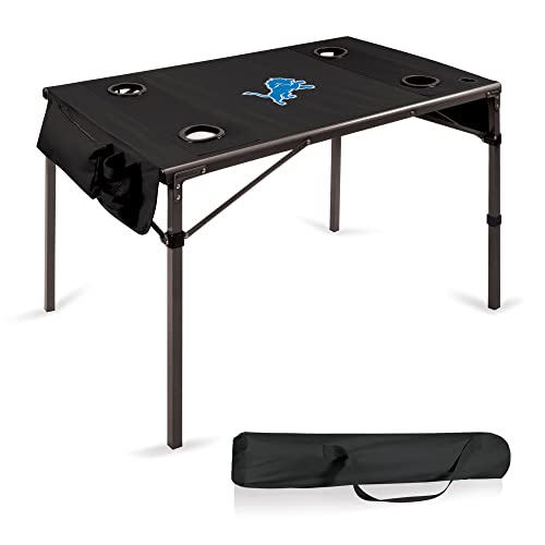 NFL Detroit Lions Travel Table with Digital Print, One Size, Black - image 3