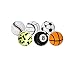 Animal Planet Assorted Assorted Tennis Balls Rubber Pet Tennis Balls Small