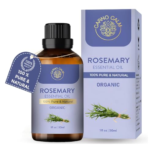 Carno Calm Rosemary Essential Oil 30ml 100% Pure & Natural for Hair Scalp