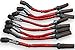Granatelli Motorsports 28-1811HTR GM 6.0L/6.2L LS2/LS3/LSA/LS7/LS9 Cars Hi-Perf Coil-Near-Plug Conn Kit w/RED High Temp Silicone Jacketing