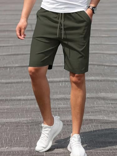 Image of Nobero V2 Shorts for Men | Zip Pocket Shorts | Regular Fit | Elasticated Waist | Soft & Breathable Fabric | Casual Everyday Wear