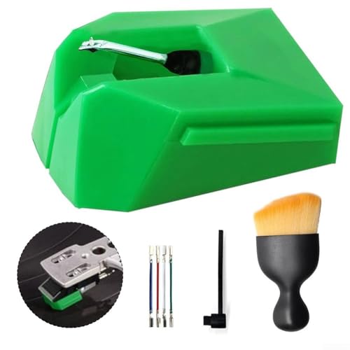 AT VMN95E - Lápiz capacitivo de repuesto con aguja elíptica para reproductor de discos AudioTechnica ATLP120XUSB, diseñado para reproducción de vinilo fiable