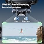 Bwine F7GIM Pro Drone with 6K UHD Camera, 3-Axis Brushless Gimbal, 4K/30fps Video, GPS Smart Control for Adults and Beginner, Plus 70Mins Flight Time, 10000Ft FPV Digital Transmission and TOF Safety Support - Image 3