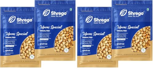Image of SHREGO Upvas Special Roasted Peanut Unsalted, Healthy Snack, Vacuum Packed (720 Gm) (Pack of 2)