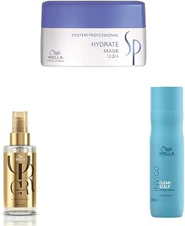 Wella Professionals SP Hydrate Mask for Dry Hair 200 ml & Wella Professional Enrich Luminous Smoothening Treatment, 100ml... Price In India