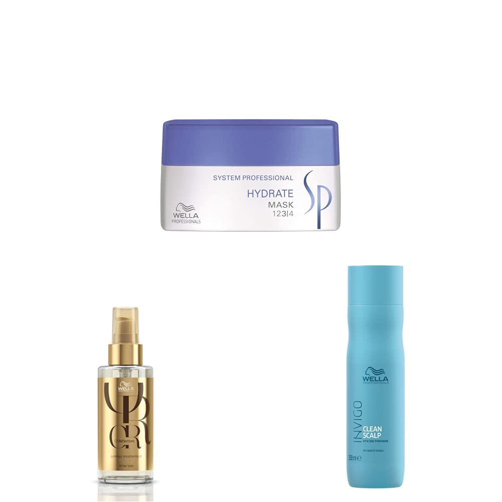 Wella Professionals SP Hydrate Mask for Dry Hair 200 ml & Wella Professional Enrich Luminous Smoothening Treatment, 100ml... - Review, Price and Buying Guide