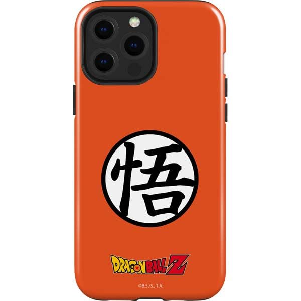 Skinit Impact Phone Case Compatible with iPhone 13 Pro Max - Officially Licensed Dragon Ball Z Goku Iconic Kanji Symbol Design