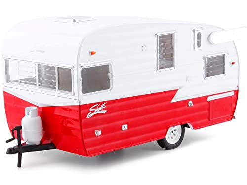 Greenlight 1/24 Scale Shasta 15' Airflyte Trailer Die-Cast Hitch Tow 18225