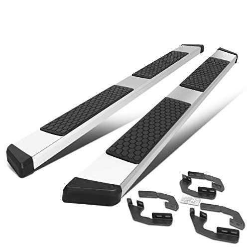 5 Inches Side Step Nerf Bar Running Boards Compatible with Toyota Tacoma Double / Crew Cab 05-22, Stainless Steel, Polished Chrome