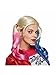 Produktbild Rubies Offizielle Harley Quinn Perücke für Erwachsene  Blonde Zöpfe mit pink-blauen Spitzen für Halloween