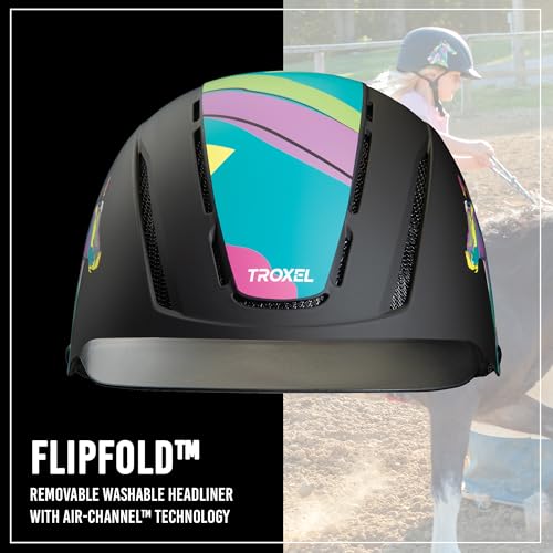 image for Troxel Spirit Full Coverage Horse Riding Helmet, Low-Profile & Adjusta