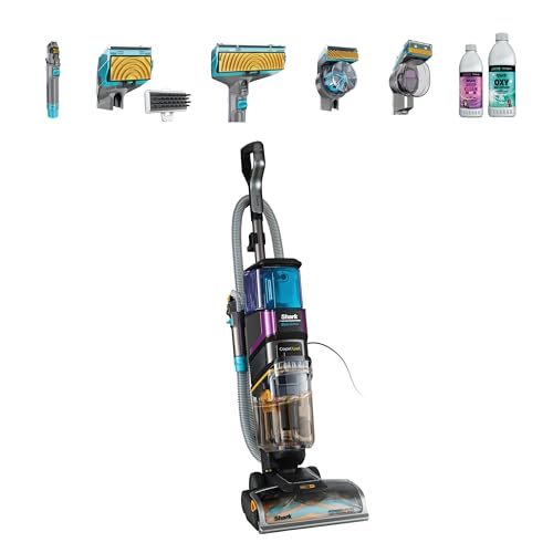 Shark CarpetXpert HairPro Pet Carpet Cleaner, Anti-Tangle & Clog, Built-In StainStriker Spot Cleaner, Removes Tough Stains & Odours, Carpets & Upholstery, 5 Tools, 2 Cleaning Formulas, 1000W, EX300UK