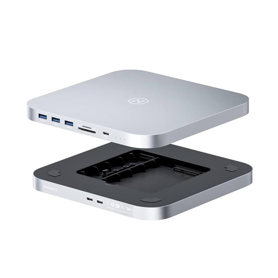 Mac mini M1とUSB-C HUBセット✨オマケ付き✨ Gewokliy Mac Mini M1/M2 Dock and Stand, Mac Studio Dock with