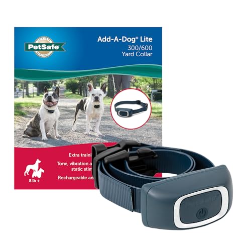 PetSafe Add-A-Dog Remote Training Collar Smaller Version for Small or Medium Dogs Choose from Tone, Vibration, or 15 Levels of Static Stimulation Waterproof and Durable Rechargeable by PetSafe - Used condition - US$31.83