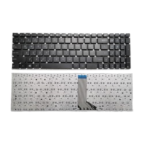 Clavier Russe Espagnol Arabe X551, touches silencieuses haute précision