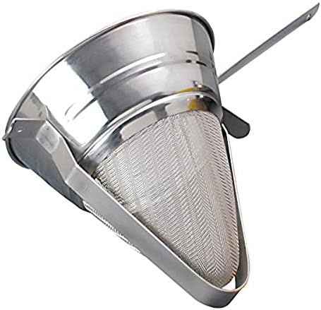22cm Professional Passing Sieve, Fine Mesh, Chinois Bullion Strainer