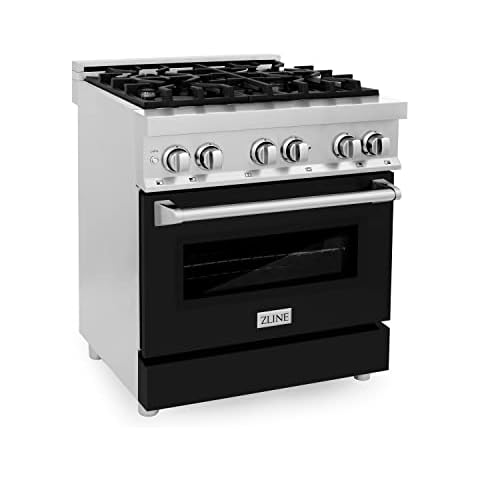 ZLINE 30" Dual Fuel Range with Gas Stove and Electric Oven Cover