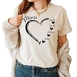 IZI POD Personalized Grandma Shirt, Custom Mimi Nana Gigi, Gift for Mom, Grandma - Christmas, Birthday, Mother's Day, Design 1