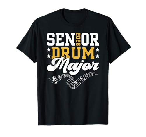 Senior Drum Major Class of 2026 Marching Band Senior 2026 T-Shirt