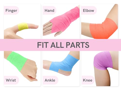 Image of FriCARE Self Adhesive Bandage Wrap, Medical Tape in First Aid Kit