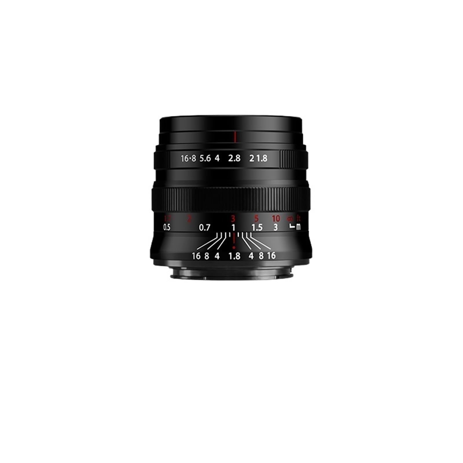 Lente de Retrato Manual de fotograma Completo de 55 mm F1.8 for E/Z/RF(Black Bundle 1,Mount E-Mount(FE))